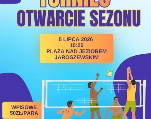 Turniej siatkówki plażowej w Sierakowie – otwarcie sezonu nad Jeziorem Jaroszewskim