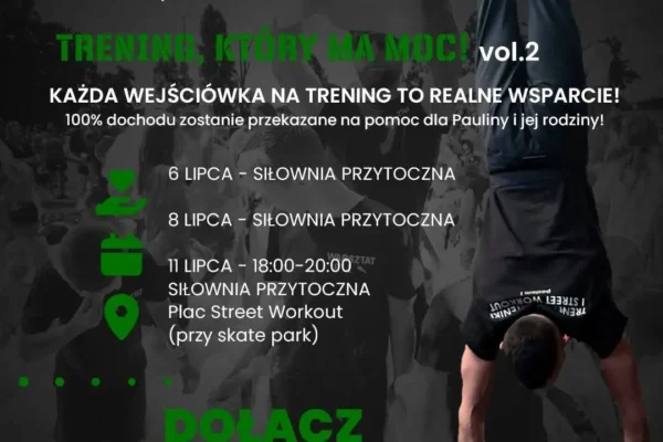 Trening charytatywny dla Pauliny Szulczyńskiej – dołącz i pomóż!