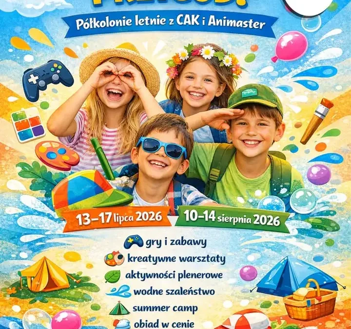 II turnus letnich półkolonii z CAK Międzychód – zostało tylko kilka wolnych miejsc