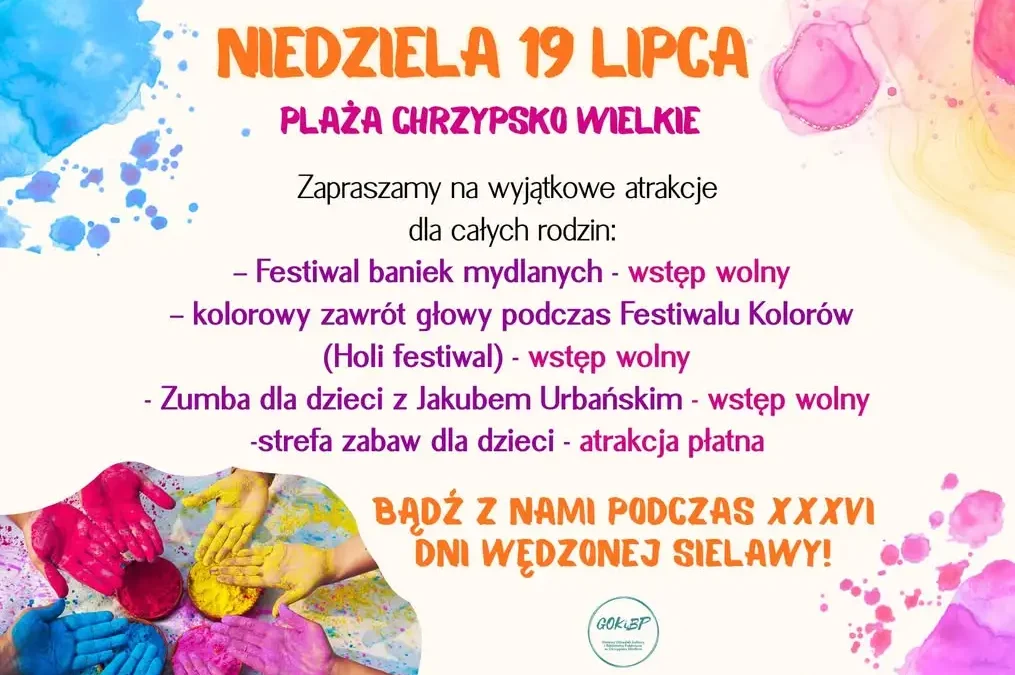 XXXVI Dni Wędzonej Sielawy w Chrzypsku Wielkim – festiwal baniek i kolorów