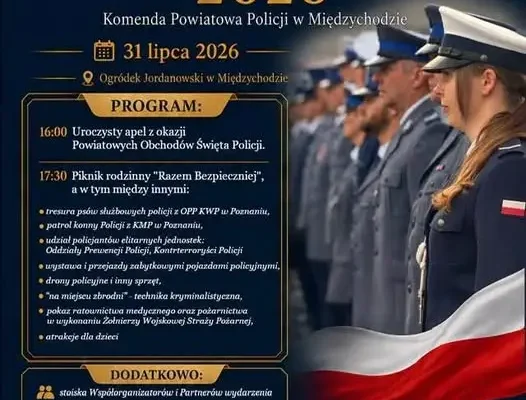 Święto Policji 2026 w Międzychodzie – zaproszenie na piknik rodzinny