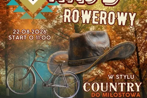 Rodzinny Rajd Rowerowy do Miłostowa – country, czytanie i ognisko 22 sierpnia