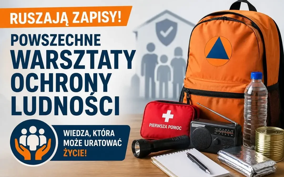 Wójt Gminy Kwilcz zaprasza na bezpłatne warsztaty ochrony ludności – 10 sierpnia