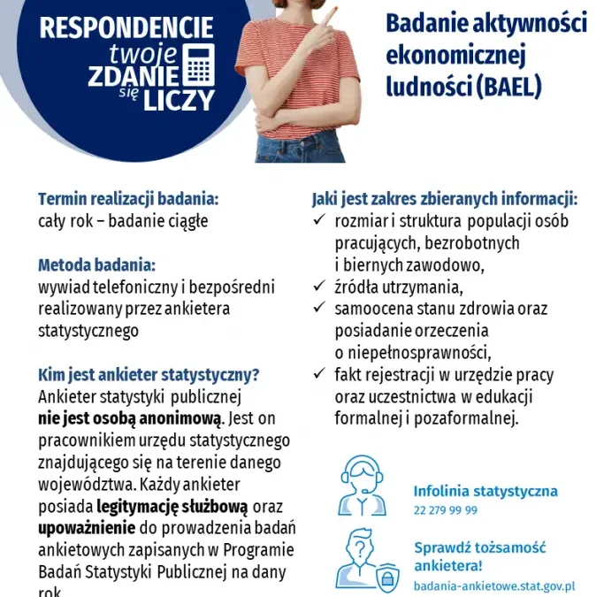 Badanie aktywności ekonomicznej ludności w gminie Sieraków w 2026 roku