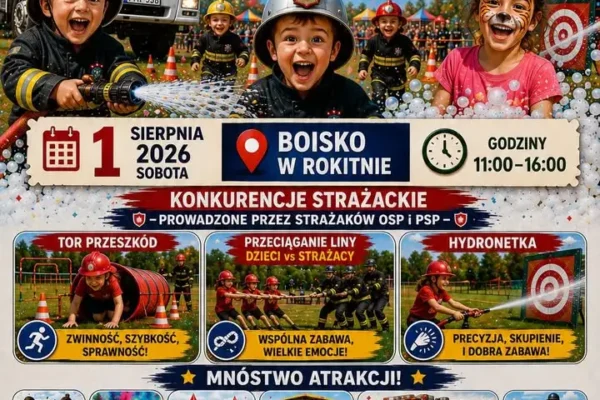 Akademia Małego Strażaka w Rokitnie: 5 godzin zabawy już w sobotę!