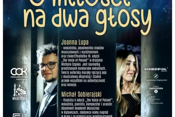 Nocne Tętno Parku Tietza: Koncert „O miłości na dwa głosy” już 9 sierpnia