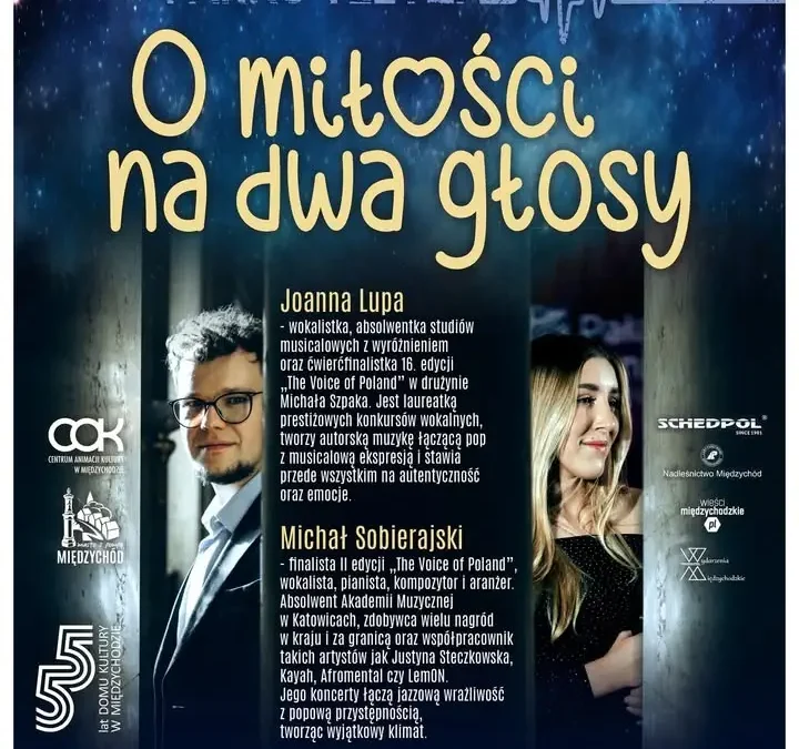 Nocne Tętno Parku Tietza: Koncert „O miłości na dwa głosy” już 9 sierpnia