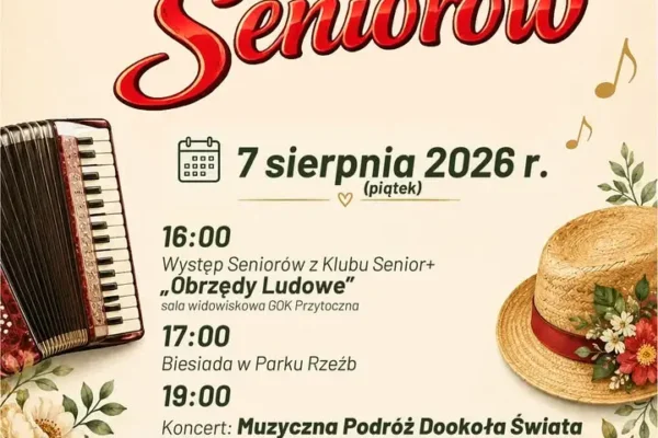 Biesiada Seniorów w Przytocznej – muzyka, integracja i wspólna zabawa 7 sierpnia