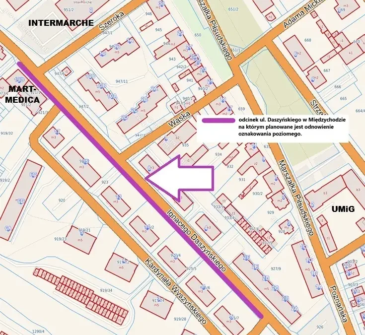 Utrudnienia w Międzychodzie: 7 sierpnia nie zaparkujesz na ul. Daszyńskiego
