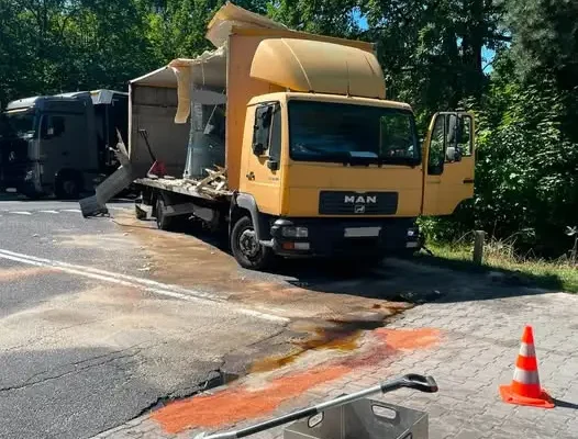 Kolizja na DK24 w Międzyrzeczu: trzy pojazdy, nikt nie ucierpiał