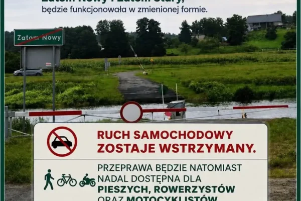 Zmiany w przeprawie promowej Zatom Nowy – Zatom Stary od 24 sierpnia