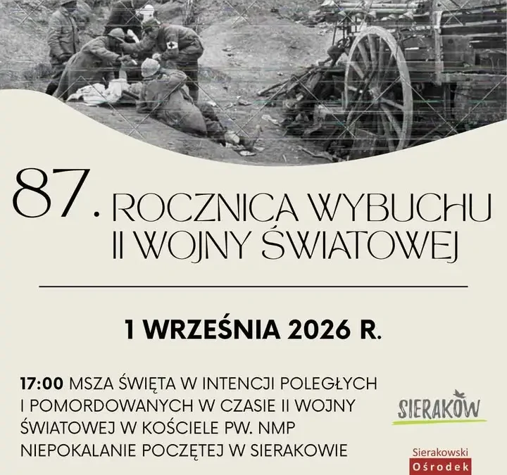 87. rocznica wybuchu II Wojny Światowej – uroczystości w Sierakowie