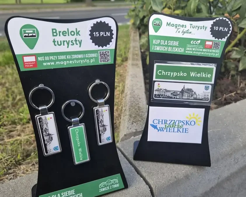 Magnesy i breloki Turysty wróciły do sprzedaży w Gminie Chrzypsko Wielkie