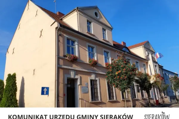 Urząd Gminy Sieraków nieczynny 24 sierpnia – sprawdź, jak załatwić sprawy online