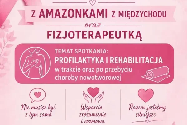 Bezpłatne spotkanie z Klubem Amazonek w Kwilczu – profilaktyka i rehabilitacja po chorobie nowotworowej