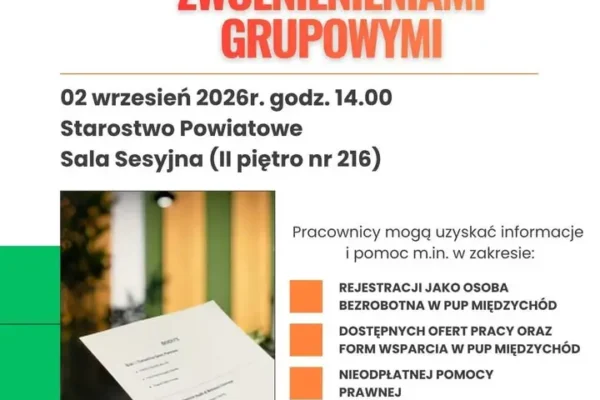 Spotkanie informacyjne dla pracowników objętych zwolnieniami grupowymi w Międzychodzie