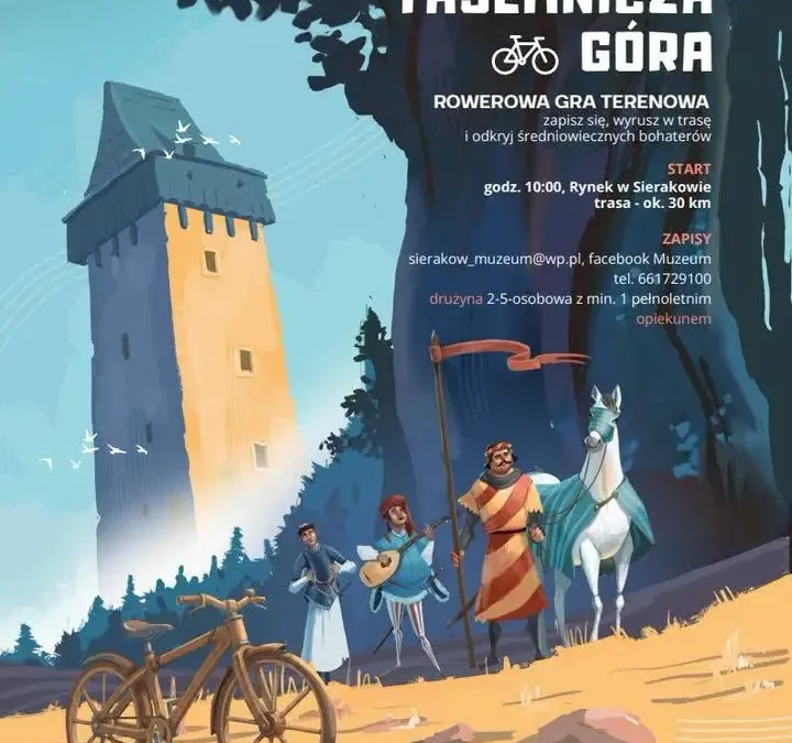 Rowerowa gra terenowa w Sierakowie – odkryj średniowieczne tajemnice