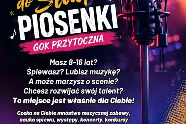 Studio Piosenki w GOK Przytoczna zaprasza młodych wokalistów