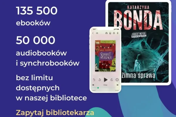 Gminna Biblioteka Publiczna w Przytocznej dołączyła do programu Legimi – darmowe e-booki i audiobooki dla czytelników