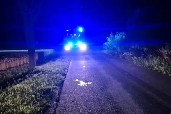 Plama ropopochodna w Mylinie — interwencja strażaków z OSP Chrzypsko Wielkie