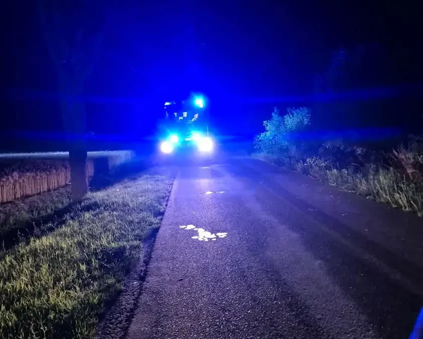 Plama ropopochodna w Mylinie — interwencja strażaków z OSP Chrzypsko Wielkie