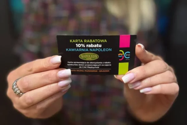 10% rabatu w Napoleon Cafe dla uczestników zajęć CAK Międzychód