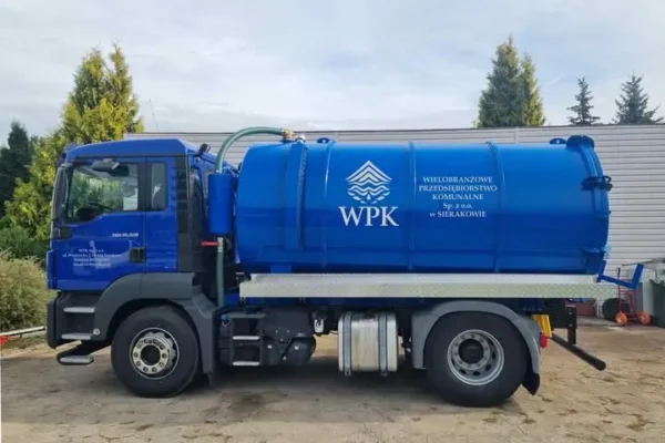 WPK Sieraków od poniedziałku odbiera nieczystości ze zbiorników bezodpływowych