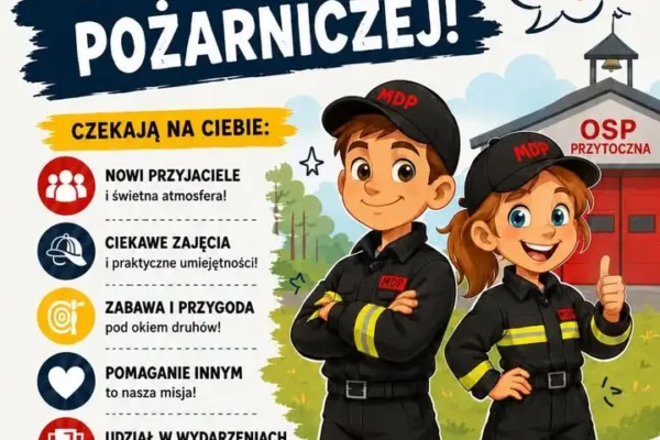 Młodzieżowa Drużyna Pożarnicza w Przytocznej zaprasza na spotkanie 10 października