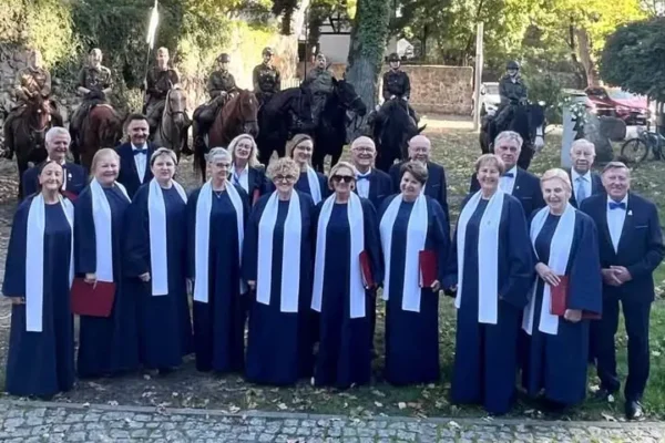 Chór Lutnia z Międzychodu zachwycił Łagów podczas weekendowych warsztatów