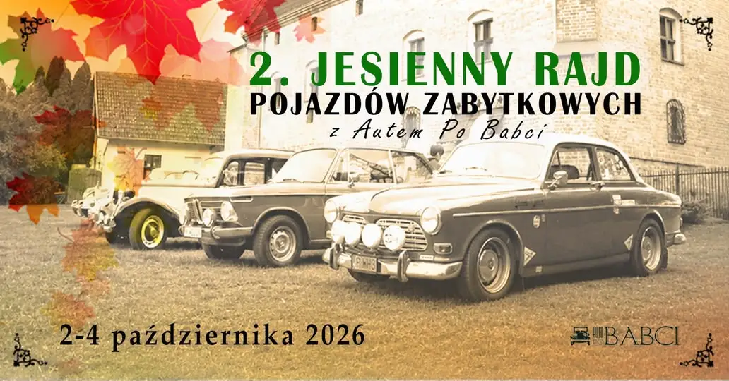 Jesienny Rajd Pojazdów Zabytkowych w Gminie Miedzychód – już 4 października!