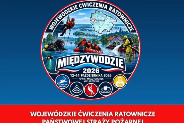 Wojewódzkie ćwiczenia ratownicze „MIĘDZYWODZIE 2026” w powiecie międzychodzkim