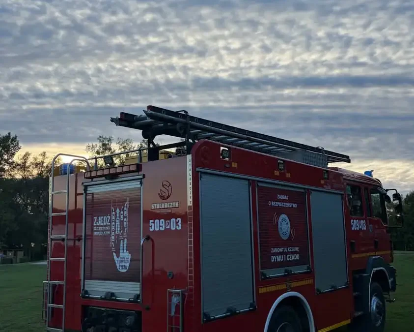Chrzypsko Wielkie: konar drzewa wymagał interwencji strażaków OSP